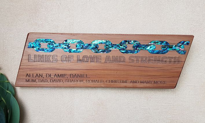 Links of Love and Strength Family Wall Art